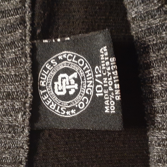 Street Rules striped sweater. - Picture 4 of 4